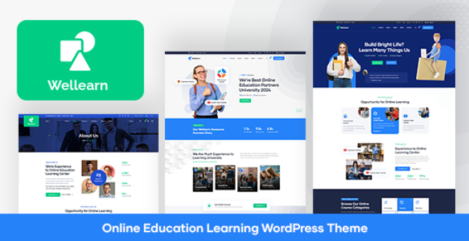 Wellearn - Online Education Learning WordPress Theme