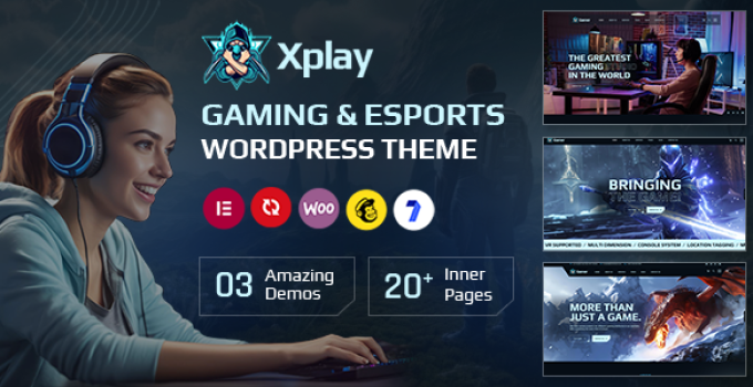 Xplay - Gaming and eSports WordPress Theme