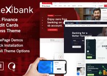 FlexiBank - Banking and Finance WordPress Theme