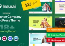 Insurai - Insurance Company WordPress Theme
