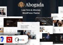 Abogada - Law Firm & Attorney WordPress Theme
