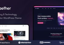 Aether - AI Agency & Technology WordPress Theme