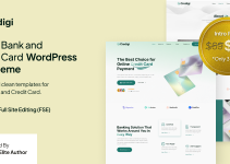 Credigi – Digital Bank & Credit Card FSE WordPress Theme