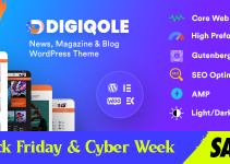 Digiqole - News Magazine WordPress Theme