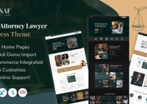 Ensaf - Attorney Lawyer WordPress Theme