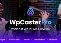 WpCasterPro - Podcast WordPress Theme with Non-Stop Player & Monetization System