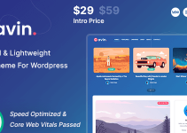 Cavin | Minimal & Lightweight WordPress Blog Theme