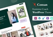 Consan - Feminine Coach WordPress Theme