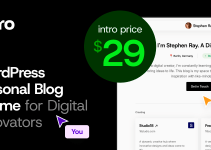 Intro - Personal Digital Blog WordPress Theme