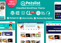 Petslist – Pet listing WordPress Theme
