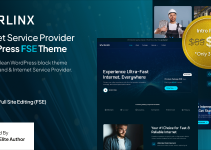 Starlinx – Broadband & Internet Service Provider FSE WordPress Theme