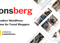 Tonsberg - A Modern WordPress Theme for Travel Bloggers