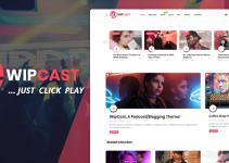 WipCast - A Podcast / Blogging WordPress Theme