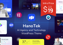 HanoTek - AI Agency & Technology WordPress Theme