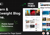 Zorik - Modern & Lightweight Blog WordPress Theme